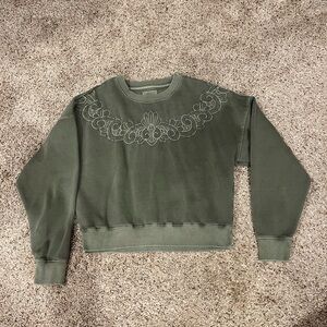 American Eagle Outfitters Olive Sweatshirt